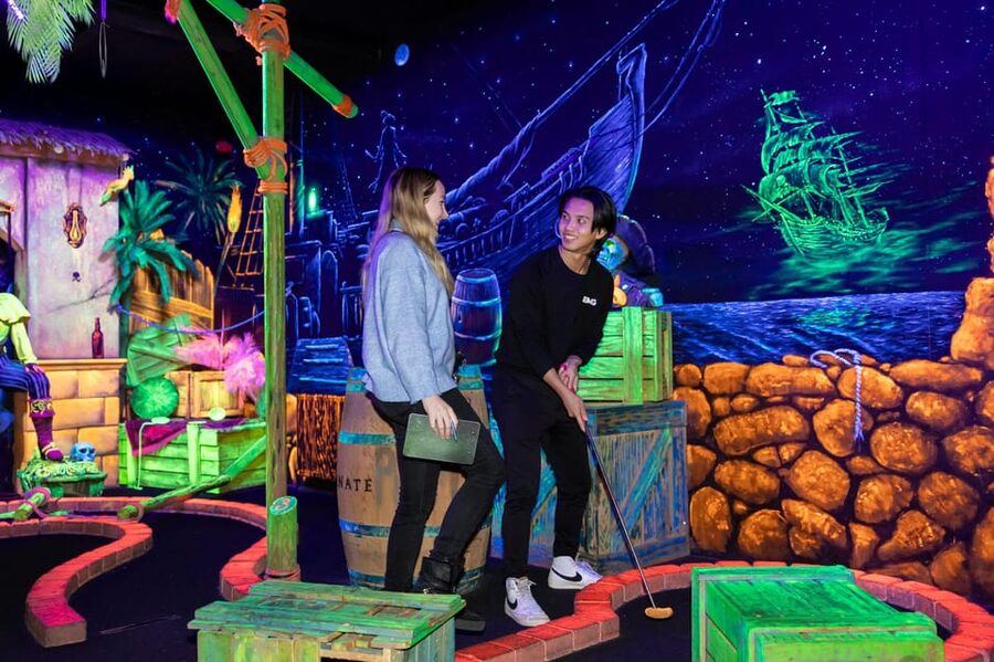 Aloha Amsterdam: 12-Hole Glow-in-the-Dark Mini-Golf - Is $10 good value for Amsterdam?