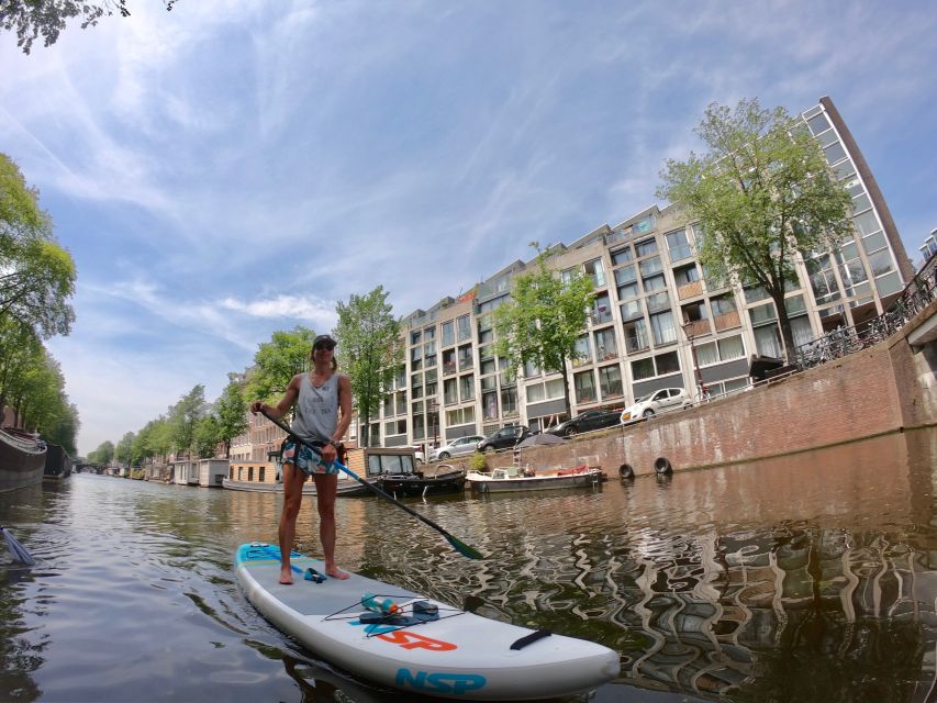 Amsterdam: 2-Hour Stand Up Paddle Board Tour - The Nautical Museum and the replica ship