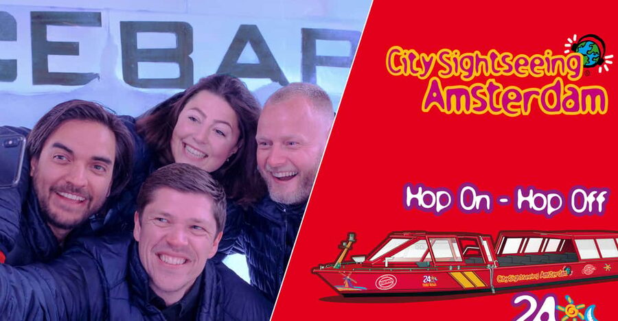 Amsterdam: 24-Hour Hop-On Hop-Off Boat and XtraCold Icebar - What this Amsterdam combination actually offers