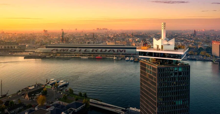 Amsterdam: A'DAM Lookout Entry Ticket with Burger - Getting to A’DAM Tower from Amsterdam Central