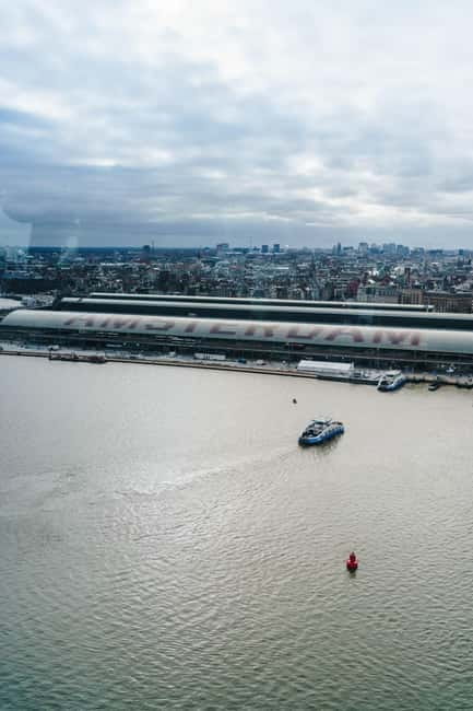 Amsterdam: A'DAM Lookout with Revolving Restaurant Moon - Over The Edge and the VR rollercoaster