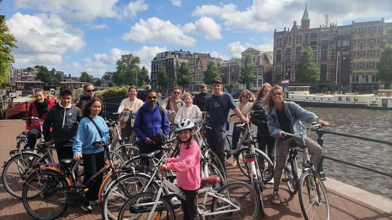 Amsterdam bike tour with a French-speaking guide local! - Dam Square, Westerkerk, and Amsterdam’s center