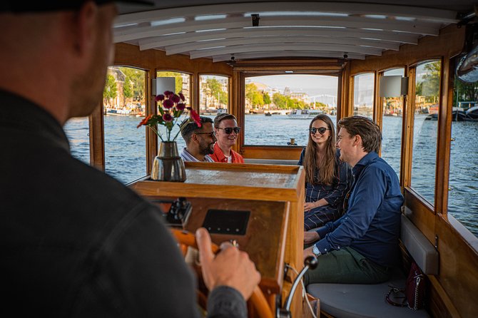 Amsterdam Breakfast Cruise on Private Luxury Boat - Passing the Amstel River and shaping the route