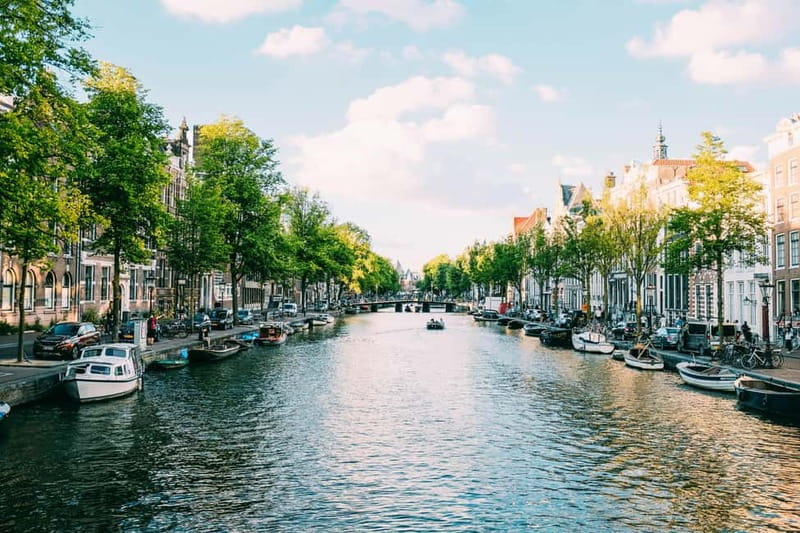 Amsterdam: Canal Cruise from Anne Frank Museum - Central Station and the view toward the IJ river