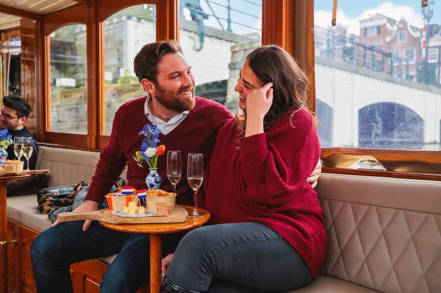 Amsterdam: Canal Cruise with Bubbles & Bites - Old Harbor, locks, and the Red Light District