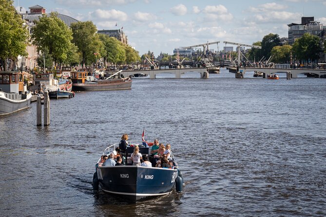Amsterdam Canal Cruise with Live guide & Two drinks - Central St. - Central Station from the water