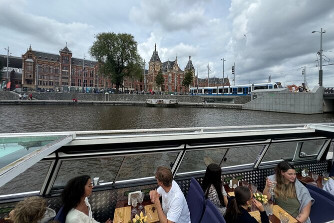 Amsterdam Cheese and Wine Canal Cruise - Amstel Church and the Skinny Bridge