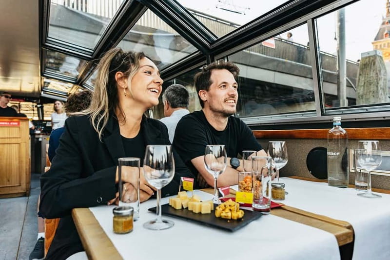 Amsterdam: Cheese & Wine Cruise Tasting Experience - A relaxed start at Damrak Pier 5