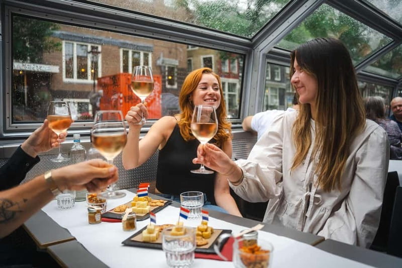 Amsterdam: Cheese & Wine Cruise Tasting Experience - From Amsterdam Centraal to the Canal Belt
