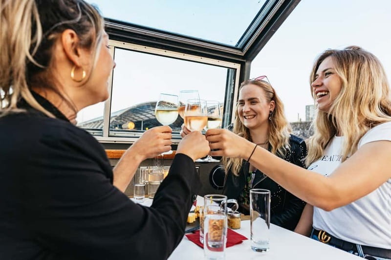 Amsterdam: Cheese & Wine Cruise Tasting Experience - Anne Frank House from the water