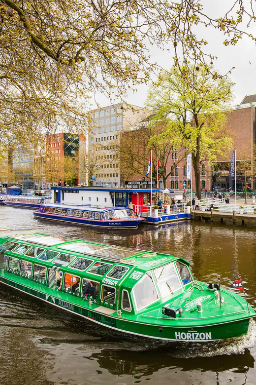 Amsterdam: City Canal Cruise and Heineken Experience Ticket - Museum Quarter sights from the water