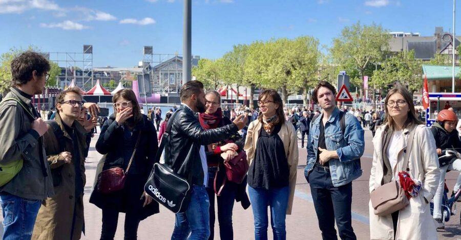 Amsterdam City Center Guided Walking Tour - 12 guests 2,5h - Oude Kerk, Chinatown, and the old market square