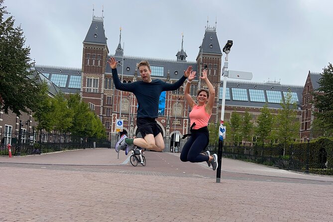 Amsterdam city center run tour - The Gay Monument and the final stretch