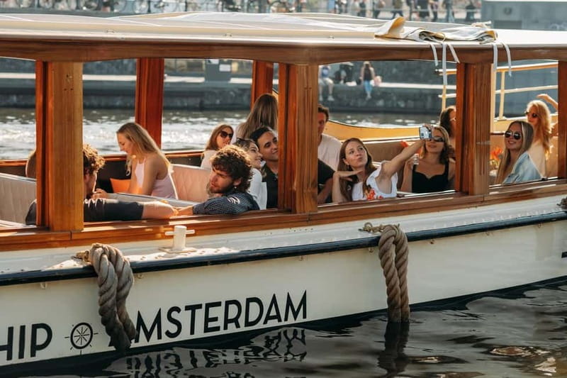Amsterdam: Classic Boat Cruise with Optional Cheese & Wine - The Cheese, Wine, Beer, and Soda Option