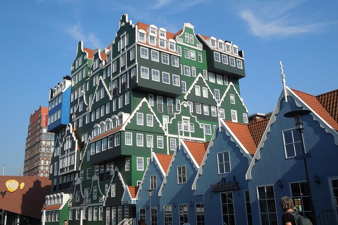 Amsterdam E Bike Tour to the Windmills of Zaanse Schans - Zaandam, old streets, and an unusual hotel