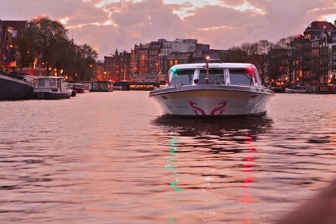 Amsterdam Evening Cocktail Cruise with snacks - Central Amsterdam by night