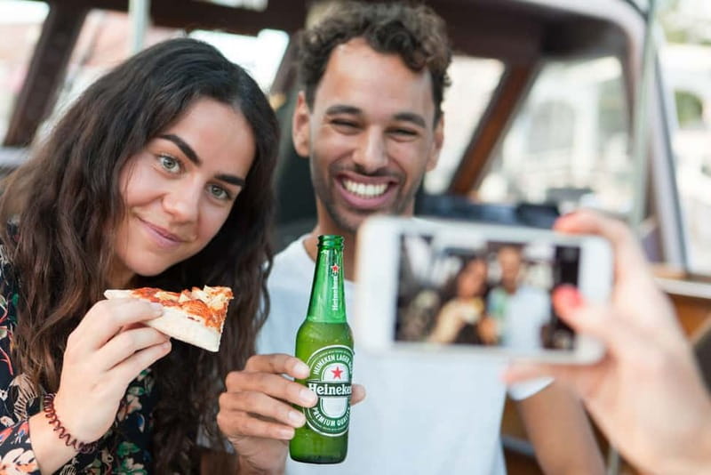 Amsterdam: Evening Pizza Cruise Along the Canals - Choosing your New York-style pizza