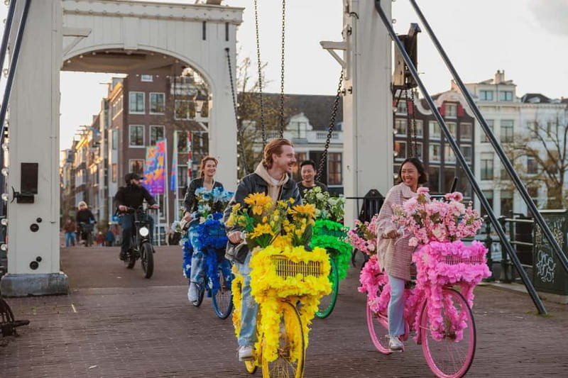 Amsterdam: Explore Canals, Guided Tour on Flower Bikes - The Jordaan begins with canals, cafés, and quiet corners