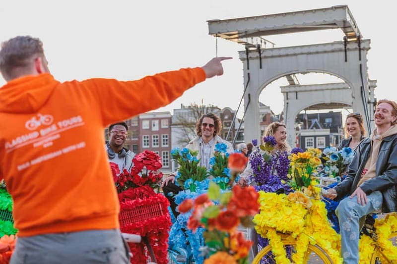 Amsterdam: Explore Canals, Guided Tour on Flower Bikes - From Leidse Square to Vondelpark