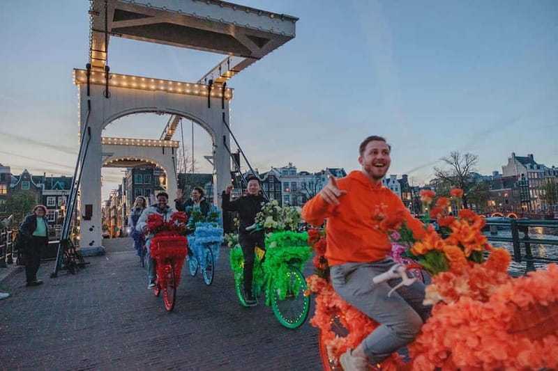 Amsterdam: Explore Canals, Guided Tour on Flower Bikes - The Rijksmuseum and Museum Square in one efficient stop