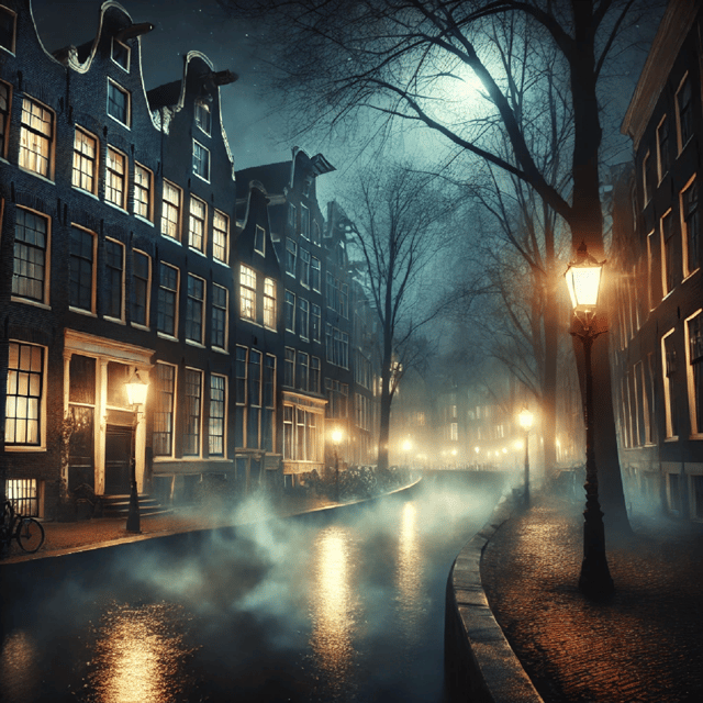 Amsterdam: Ghastly Grachten: ghost stories&dark history tour - Meeting Those Dam Boat Guys