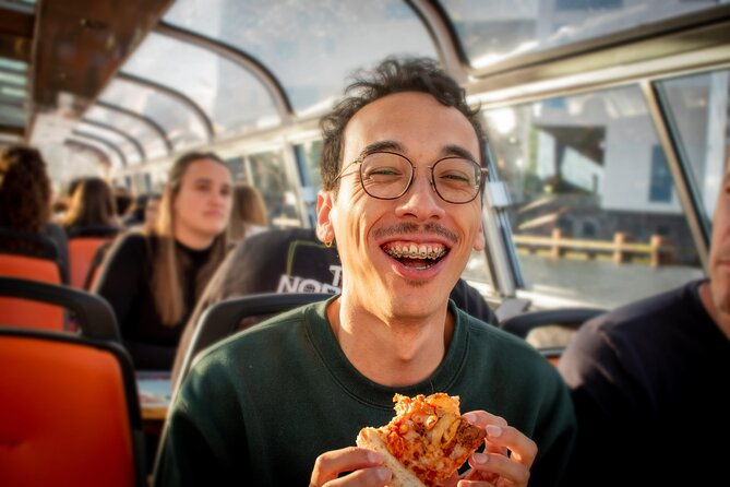 Amsterdam Guided Cruise with New York Pizza, Drinks and Ice Cream - Westerkerk, the Nine Streets, and De Wallen