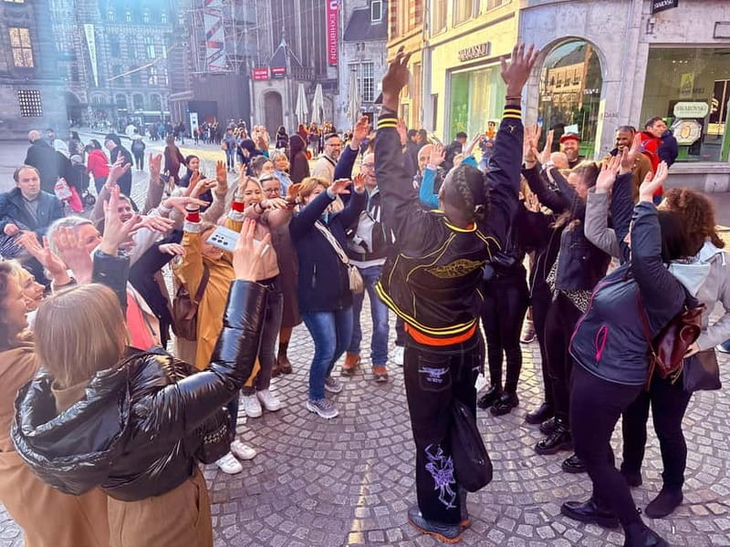Amsterdam: Guided Ganja Walking Tour of Coffee Shops - Starting beneath the Royal Palace
