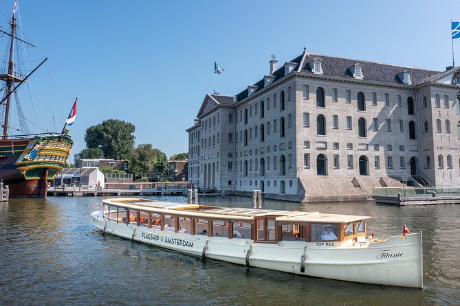 Amsterdam Historic Tour On Classic Saloon Boat - Live Commentary and the Human Element