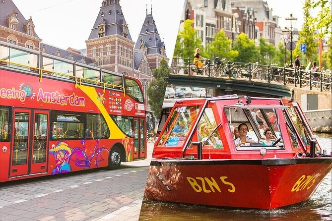 Amsterdam Hop-On Hop-Off 24h or 48h Bus and Boat Option - What this Amsterdam pass actually gives you