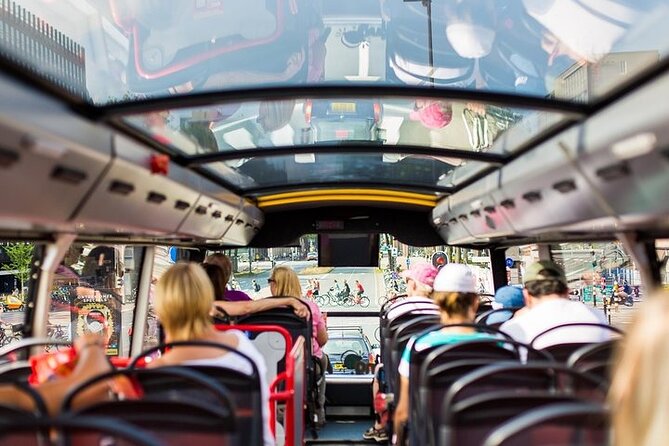 Amsterdam Hop-On Hop-Off 24h or 48h Bus and Boat Option - Audio commentary and onboard comfort
