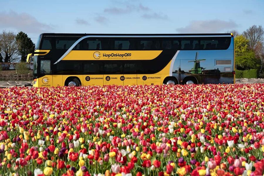 Amsterdam: Keukenhof, Tulip Farm Full-Day Tour with Cruise - The flower region on the way to Keukenhof