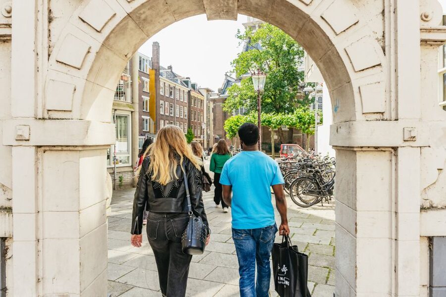 Amsterdam: Life of Anne Frank and World War II Walking Tour - The Auschwitz Monument and a moment to stop