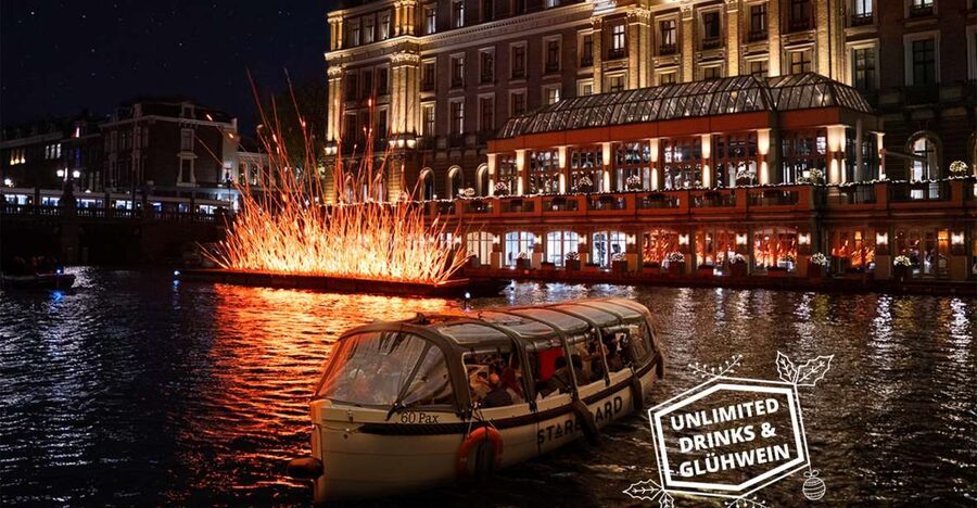 Amsterdam: Light Festival Boat with Unlimited Drinks Option - Starting at the Starboard Dock