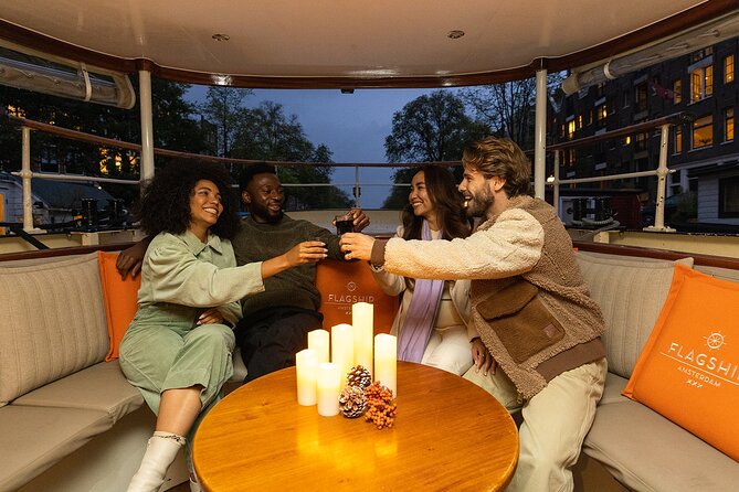 Amsterdam Light Festival: Heated Cruise with Hot Drinks & Bite - The 75-minute route through the light installations