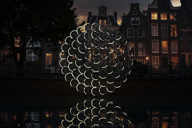 Amsterdam: Light Festival Open Boat - Unl. Drinks Option - The Opera House and the Magere Brug