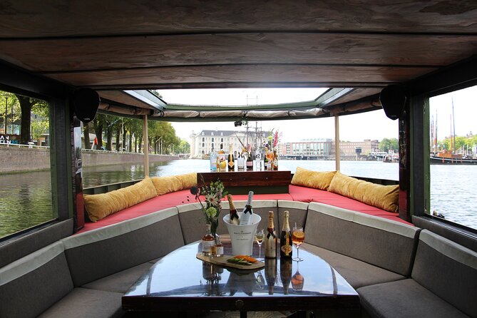 Amsterdam: Luxury Boat Cruise Unlimited Cocktails, Beers & Wines - Dutch Cheese Snacks and a Small but Important Detail