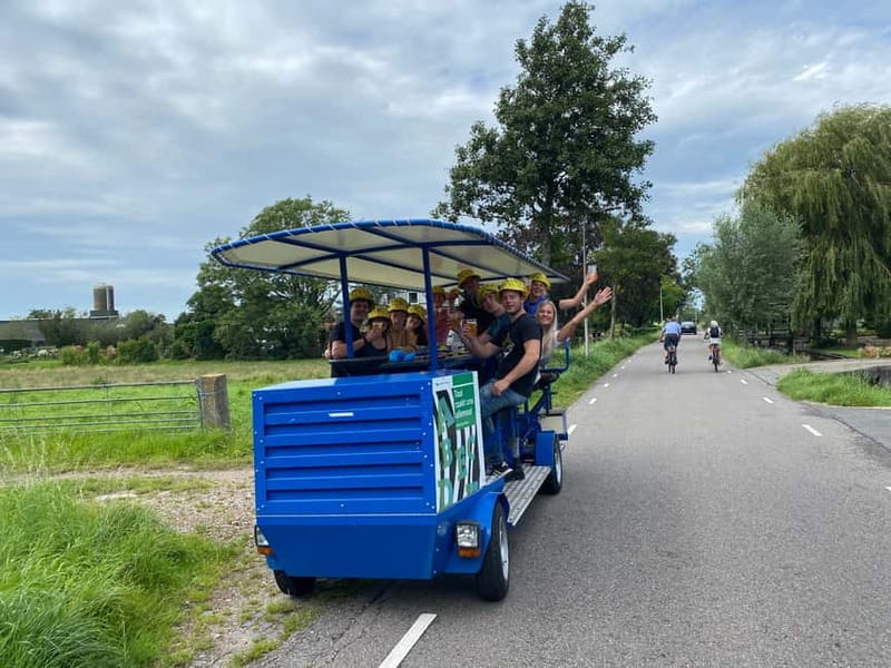 Amsterdam: MIXED - Beer & Bubbles Bike Tour - A party bike with a North Amsterdam address