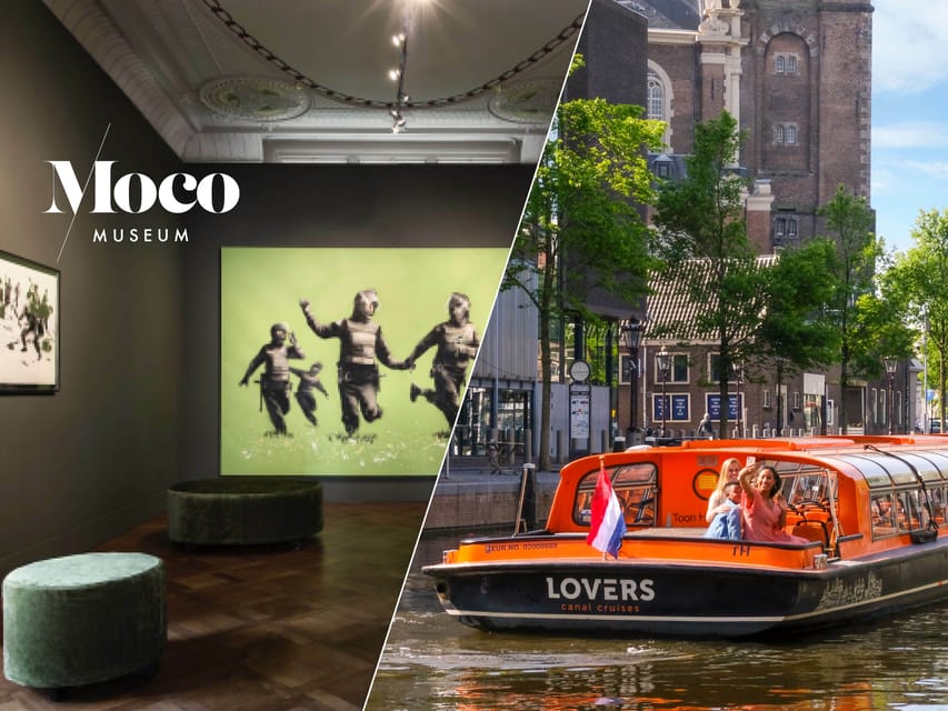 Amsterdam: Moco Museum Entry Ticket and Canal Cruise - Key Details Before You Go