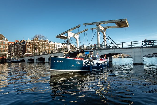 Amsterdam Open Boat Cruise with Live Guide and Two Drinks - From the Hermitage Museum to the Amstel River