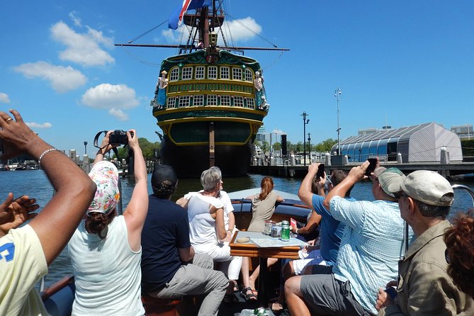 Amsterdam Open Boat Tour with Local Guide - The seven bridges view