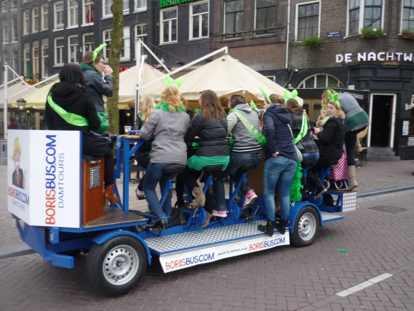 Amsterdam: Party Bike Tour with Beer - Beer, prosecco, and the drink arrangements