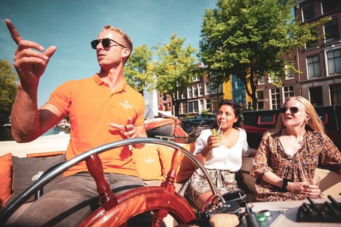 Amsterdam Private Boat Tour with Unlimited Drinks - The guide can make or break the ride