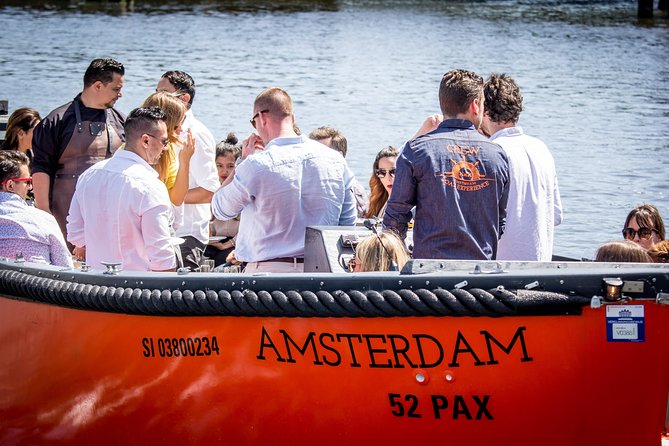 Amsterdam Private Boat Trip With Skipper, Burger and Beers - Burger, four beers, and the value of the price