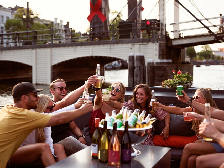 Amsterdam: Private Cruise with Drinks & Optional Snacks - Unlimited drinks and the optional food platter