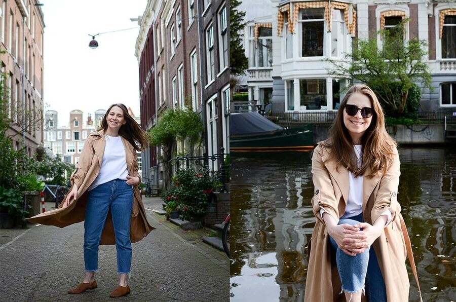 Amsterdam: Private Photoshoot in iconic locations - Posing Help for Solo Visitors