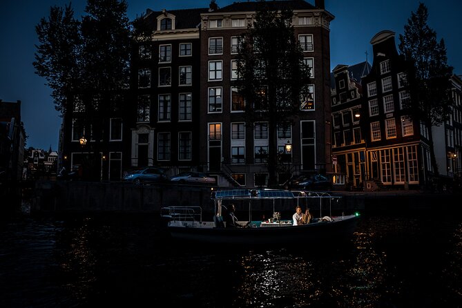 Amsterdam: Private Romantic Evening Canal Cruise + Bubbles/Snacks - Prosecco and Dutch Snacks on Board