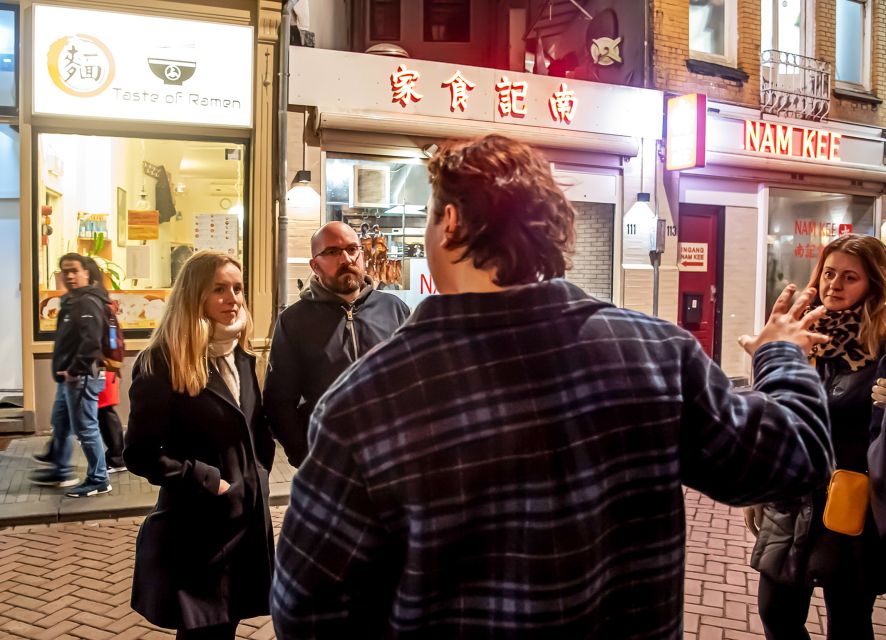 Amsterdam Red Light District & Coffee Shop Tour - Chinatown, He Hua Temple, and Zeedijk