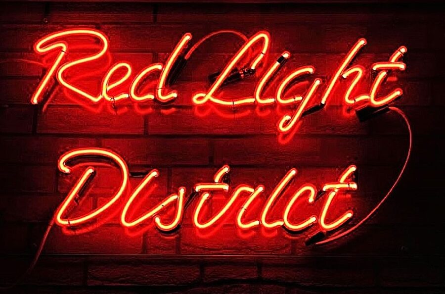 Amsterdam: Red Light District Exclusive Night Tour - Casa Rosso and the indoor prostitute street