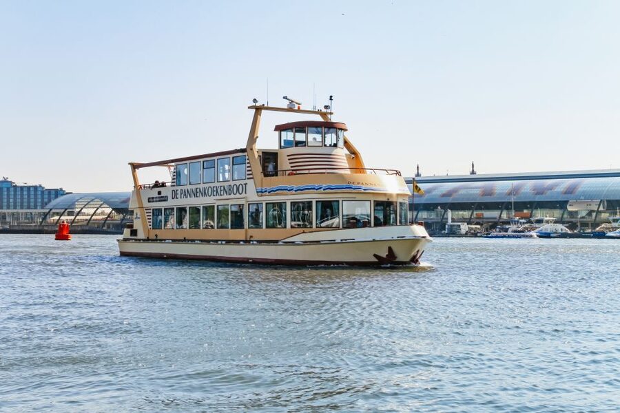 Amsterdam: River Cruise With All-You-Can-Eat Dutch Pancakes - What you see along the IJ River