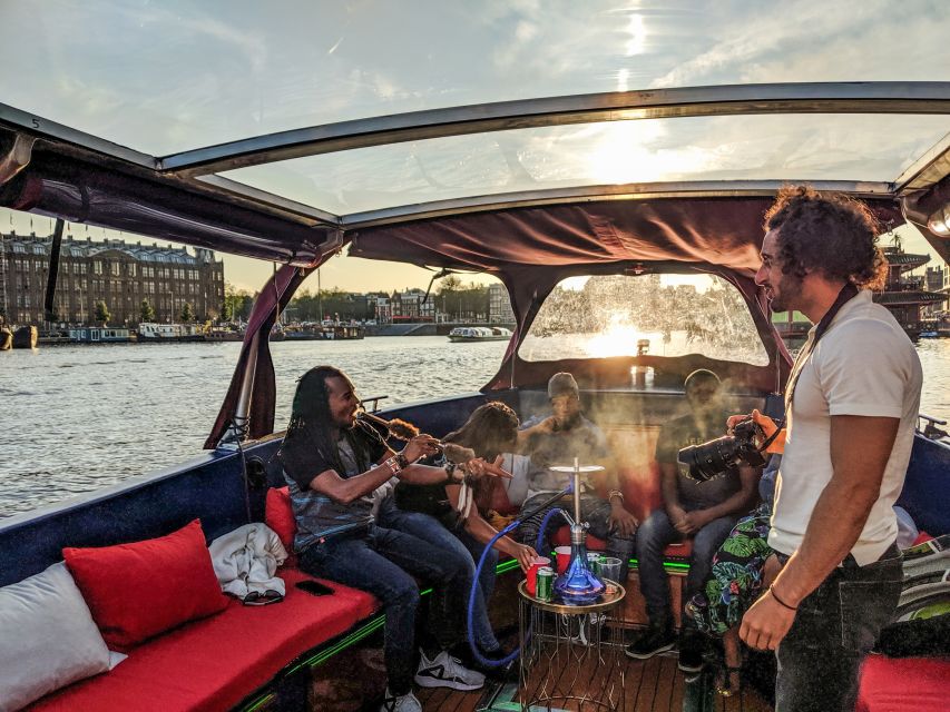 Amsterdam: Smoke and Lounge City Boat Cruise - Starting near Central Station
